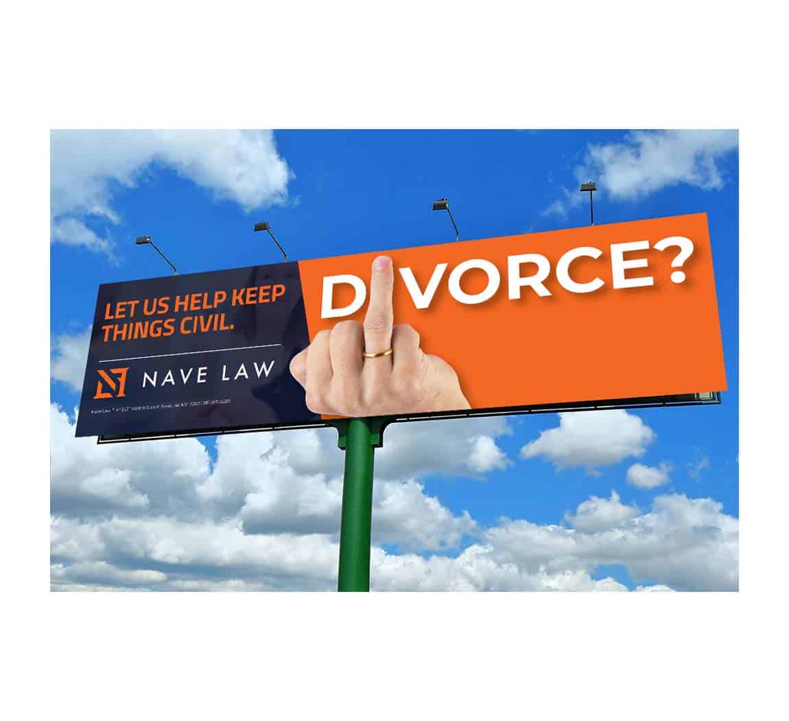 Nave Law Firm Divorce Billboard